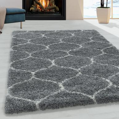 Salsa Hochflorteppich 200 x 200 cm grau |  | Artikelnummer: SALSA2002003201GREY