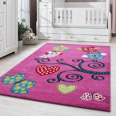 Kids Teppich 80 x 150 cm lila |  | Artikelnummer: KIDS801500420LILA