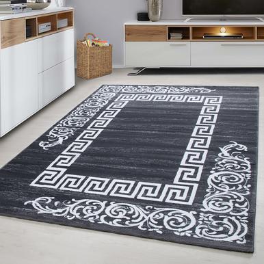 Miami Teppich 120 x 170 cm grau weiß |  | Artikelnummer: MIAMI1201706620GREY