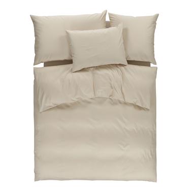 Satin Uni Bettwäsche leinen | 65x65cm | Artikelnummer: 84.0188              