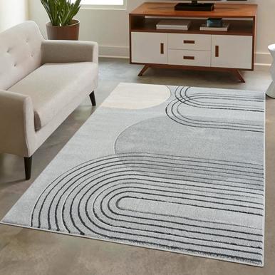 Bonito Teppich 80 x 300 cm grau |  | Artikelnummer: bonito-7157-grey-80x300