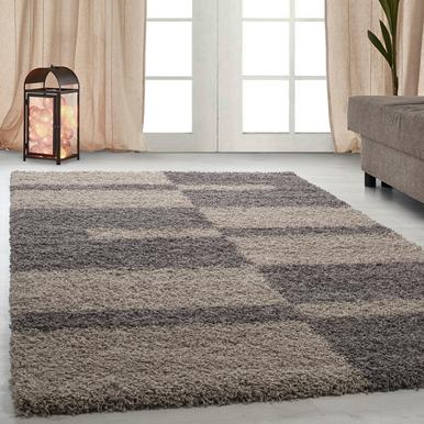 Gala Hochflorteppich 140 x 200 cm taupe |  | Artikelnummer: GALA1402002505TAUPE
