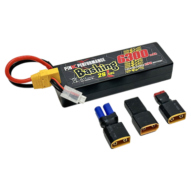 Pink Bashing LiPo 2S 7.4V-6300-50C (Multi) 139x47x25mm 325g |  | Artikelnummer: PP3-2S6300-M