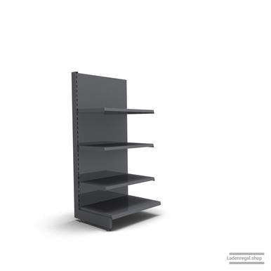 Ihr individuelles Wandregal | H 160 cm | B 66,5 cm | T 57 cm | 3 FB T 47 cm | RAL 7015 | Artikelnummer: AF-665-160-57-3-47-S