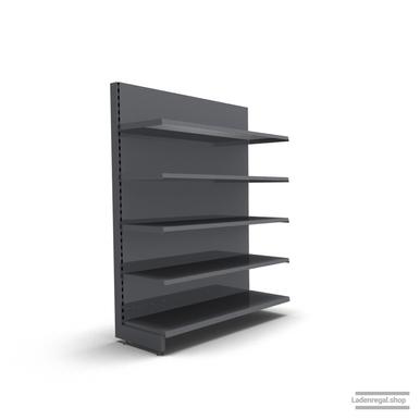 Ihr individuelles Wandregal | H 180 cm | B 125 cm | T 47 cm | 4 FB T 47 cm | RAL 7015 | Artikelnummer: AF-125-180-47-4-47-S