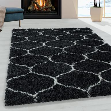Salsa Hochflorteppich 80 x 150 cm anthrazit |  | Artikelnummer: SALSA801503201ANTHRAZIT
