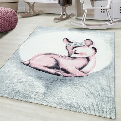 Bambi Teppich 120 x 120 cm pink |  | Artikelnummer: BAMBI1201200850PINK