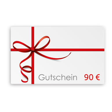 Gutschein 90 €       |  | Artikelnummer: 1090