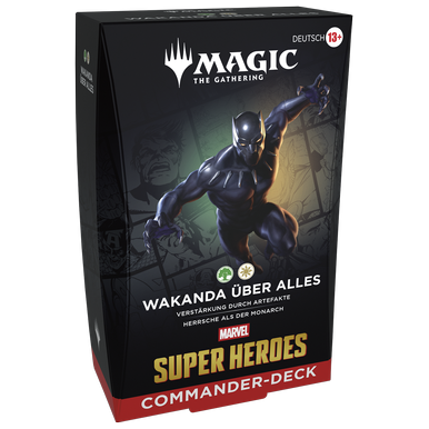 Magic the Gathering Marvel Super Heroes Commander-Deck - Wakanda über alles | Wizards of the Coast | Artikelnummer: 5010996357113Wakanda