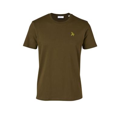 BF T-Shirt Olive | 100% GEKÄMMTE RINGGESPONNENE BIO-BAUMWOLLE / Regular (normal geschnitten) | Artikelnummer: TS-1002-23-L