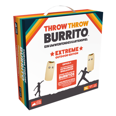 Throw Throw Burrito: Extreme Outdoor-Edition | Exploding Kittens | Artikelnummer: 0810083041544
