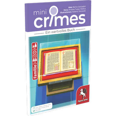 MiniCrimes - Ein wertvolles Buch | Pegasus Spiele | Artikelnummer: 4250231744228