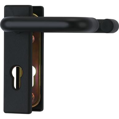Feuerschutzbeschlag KFG | Eckig - Drücker/Drücker | Artikelnummer: 21523