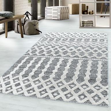 Pisa 120 x 120 cm weiß grau |  | Artikelnummer: PISA1201204710GREY