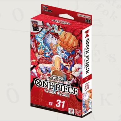 One Piece Card Game - Starter Deck - RED Monkey. D. Luffy - [ST-31] | Bandai Namco | Artikelnummer: 810199500935