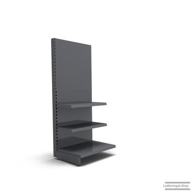 Ihr individuelles Wandregal | H 180 cm | B 66,5 cm | T 57 cm | 2 FB T 37 cm | RAL 7015 | Artikelnummer: AF-665-180-57-2-37-S