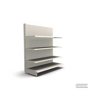 Ihr individuelles Wandregal | H 160 cm | B 125 cm | T 57 cm | 3 FB T 47 cm | RAL 9001 | Artikelnummer: AF-125-160-57-3-47-J