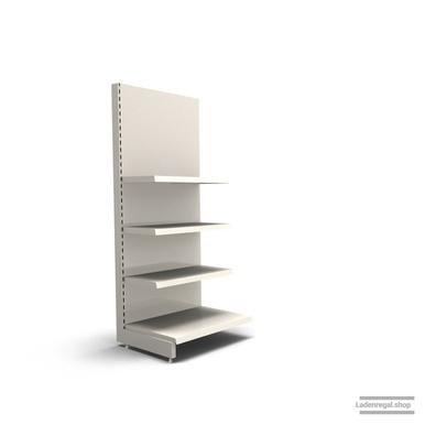 Ihr individuelles Wandregal | H 180 cm | B 66,5 cm | T 57 cm | 3 FB T 37 cm | RAL 9001 | Artikelnummer: AF-665-180-57-3-37-J