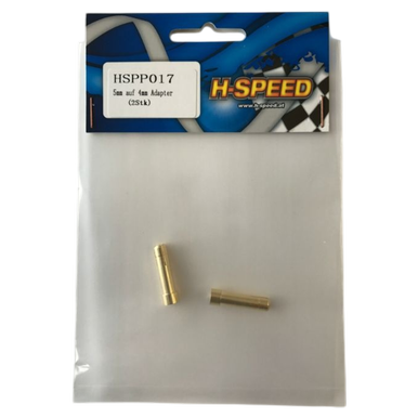 H Speed 5mm auf 4mm Goldkontakt-Adapter (2Stk) HSPP017 |  | Artikelnummer: HSPP017