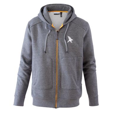 Hoodie Pitwalk | 65% Baumwolle, 35% Polyester, Farbe grau | Artikelnummer: HO-1001-18-G-M