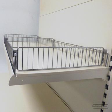 Trenngitter  | L 37 cm | H 9,5 cm | verchromt | Artikelnummer: SR-T-N-FGT09537