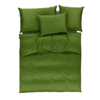 Satin Uni Bettwäsche Moos | 240x240cm | Artikelnummer: 84.0033 moos    