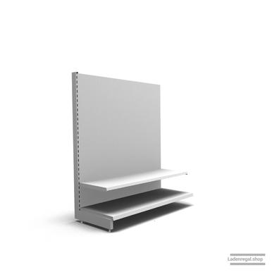 Ihr individuelles Wandregal | H 160 cm | B 125 cm | T 57 cm | 1 FB T 47 cm | RAL 7035 | Artikelnummer: AF-125-160-57-1-47-L