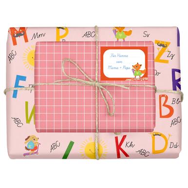 Kinder-Geschenkpapier: Einschulung (Mädchen) |  | Artikelnummer: 4260615910101