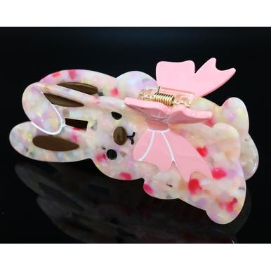 Rosa Häschen / Pink Rabbit | Haarspange / Hair Clip | Artikelnummer: 2146-4260-5344