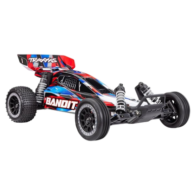 Traxxas Bandit rot 1/10 2WD Buggy RTR Brushed, HD, mit Akku und 4 Ampere USB-C-Lader |  | Artikelnummer: TRX24254-8-RED