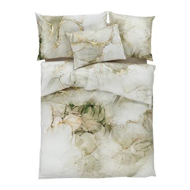 Satin Bettwäsche Gloria olive | 160x210cm | Artikelnummer: 50.325.03 olive