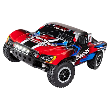 TTRAXXAS SLASH 4X4 ROT 1/10 SHORT-COURSE RTR BRUSHED, MIT AKKU, LADEGERÄT UND LED-LICHT *HERBST-SALE* |  | Artikelnummer: TRX68054-61RED