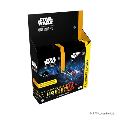 Star Wars: Unlimited - Jump to Lightspeed Carbonite-Booster-Display | Fantasy Flight Games  | Artikelnummer: 841333128036