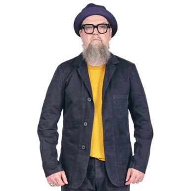 Work Blazer | Herringbone Twill | Dark Navy | Artikelnummer: 4527-5261-7071-1