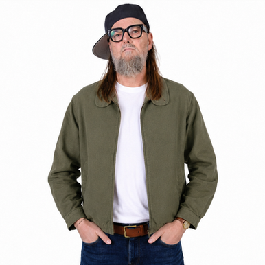 Harrington Jacket | Cotton Linen | Size Large | Sample Sale | Artikelnummer: 5563-3063-7753