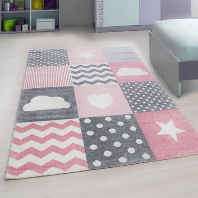 Kids Teppich 80 x 150 cm pink |  | Artikelnummer: KIDS801500620PINK