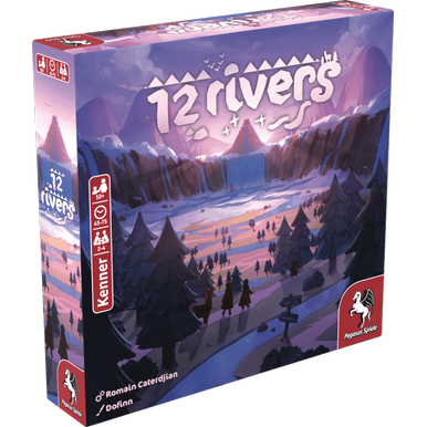 12 Rivers | Pegasus Spiele - voraussichtlich lieferbar ab September | Artikelnummer: 4250231745614