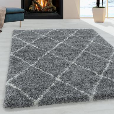 Alvor Hochflorteppich 120 x 170 cm grau |  | Artikelnummer: ALVOR1201703401GREY