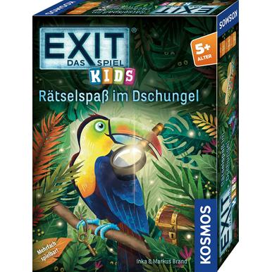 EXIT - Das Spiel Kids: Rätselspaß im Dschungel | Kosmos | Artikelnummer: 4002051683375
