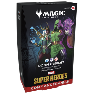 Magic the Gathering Marvel Super Heroes Commander-Deck - Doom obsiegt | Wizards of the Coast | Artikelnummer: 5010996357113Doom
