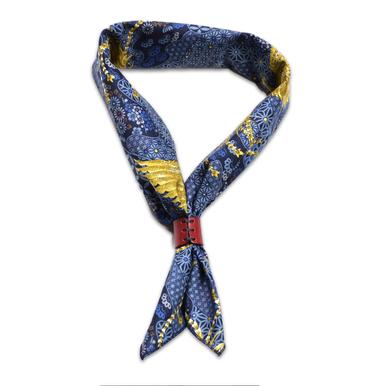 OBERWEIHER | Bandana + Leather Ring | Phoenix  Blue | Artikelnummer: 2446-4810-4477