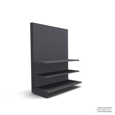 Ihr individuelles Wandregal | H 180 cm | B 125 cm | T 57 cm | 2 FB T 47 cm | RAL 7015 | Artikelnummer: AF-125-180-57-2-47-S