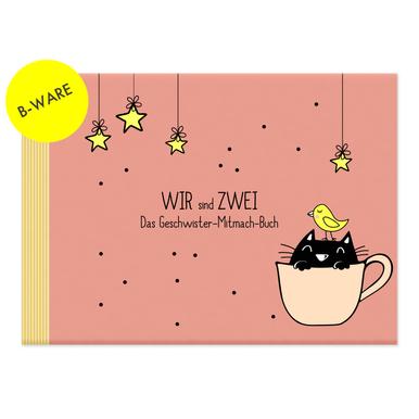 B-Ware: Geschwisterbuch: WIR sind ZWEI | Das Geschwister-Mitmach-Buch | Artikelnummer: 0797035934737