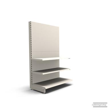 Ihr individuelles Wandregal | H 180 cm | B 100 cm | T 57 cm | 2 FB T 47 cm | RAL 9001 | Artikelnummer: AF-100-180-57-2-47-J