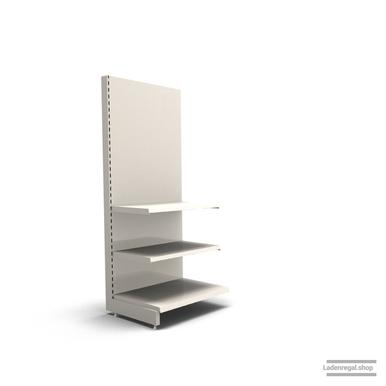 Ihr individuelles Wandregal | H 180 cm | B 66,5 cm | T 57 cm | 2 FB T 47 cm | RAL 9001 | Artikelnummer: AF-665-180-57-2-47-J