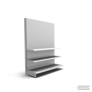 Ihr individuelles Wandregal | H 180 cm | B 125 cm | T 47 cm | 2 FB T 37 cm | RAL 7035 | Artikelnummer: AF-125-180-47-2-37-L