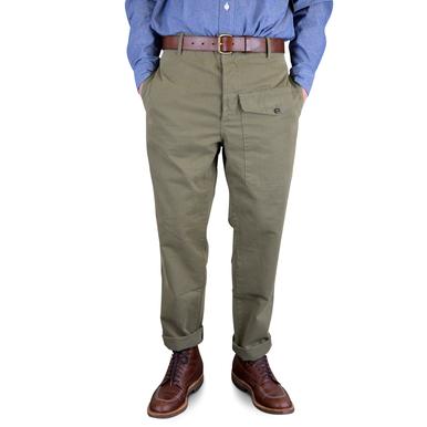Ghurka Pant - Herringbone Military |  | Artikelnummer: 7510-5051-3448-9-1