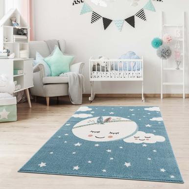 Anime Teppich 120 x 160 cm |  | Artikelnummer: anime-9383-blue-120x160