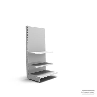 Ihr individuelles Wandregal | H 160 cm | B 66,5 cm | T 57 cm | 2 FB T 37 cm | RAL 7035 | Artikelnummer: AF-665-160-57-2-37-L