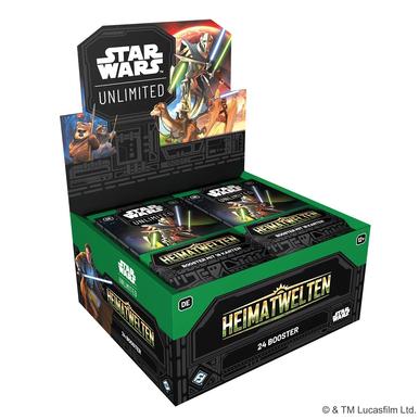 Star Wars: Unlimited - Heimatwelten Booster-Display | Fantasy Flight Games - im Laden ab 02.10. online ab 09.10.26 lieferbar | Artikelnummer: 0841333145255